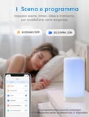 meross Lampada Smart da Comodino a LED, abat jour da comodino Portatile Compatibile con HomeKit, Alexa, Google e SmartThings, Luce Notturna LED Dimmerabile, per Camera da Letto, Soggiorno - 4