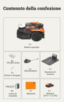 Worx Landroid Vision Cloud WR303E Robot rasaerba, senza filo perimetrale, per 300 m² (evitamento ostacoli AI, navigazione cloud VSLAM + RTK, mappatura automatica, controllo tramite App) - 3