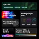 Yeelight Barre de Monitor Pro 48cm – Iluminación RGB, Compatible Matter & App, 350LM, Lámpara conectada con protección ocular y modo de juego - 4