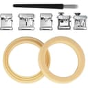 2 Pcs Anillos de Sellado Compatibles con Sage The Barista Express, Juntas Tóricas de Silicona de Repuesto para BES875UK SES875BKS SES875 SES875BTR2GUK1 Máquinas de Café Espresso - 1