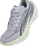 PUMA Deviate Nitro 4 Damen-Laufschuhe, Silberfarben, Grün, 40.5 EU - 7
