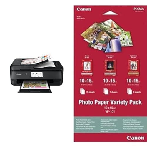 Canon PIXMA TS9550a Wireless A3 Colour All-in-One Inkjet Photo Printer - A3 Print, Copy, Scan - ADF, Touchscreen - Wi-Fi, Ethernet, Cloud Link Connectivity - Multi-Media Support - Home Printer