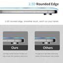 HidWee Protector Pantalla Compatible con Sony PS5 PlayStation Portal Cristal Templado, 3 Piezas HD Protector de Pantalla, Sin Burbujas, Anti-Arañazos, Antihuellas, 9H Dureza Vidrio Templado - 5