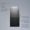 Dell XPS 8960 Desktop PC, Intel Core i7-14700, NVIDIA GeForce RTX 4060 8GB, 16GB RAM, 1TB SSD, Intel Killer Wi-Fi 6E, Windows 11 Pro, Wireless Keyboard and Mouse Italian QWERTY, Black - 5