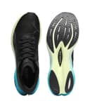 Puma Men's Deviate Nitro 3 Running Shoes Neutral Shoe Puma Black-Speed Blue - 6