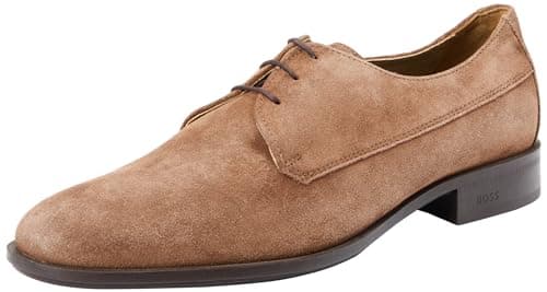 BOSS Men's Colby_derb_stsd Derby, Medium Beige 260