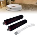 Vacuum Brush Replacement Part 2PC, High-Speed Cleaning Brush for Mop Pads Compatible with Roborock S8 Pro Ultra & S7 Max Ultra Robot Accessories Vacuum Cleaner, Detachable Self-Cleaning Rolling Brush - 1