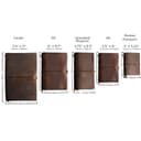 WANDERINGS Cuaderno de Viaje Rellenable | Libreta de Cuero Perfecto para Escritura, Poesía, como Diario | Insertos en Blanco | | 21x14 cm (A5) - 7