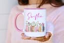 Swiftea Tasse | Geschenke für sie | Tasse Bücherregal Album Design | geburtstagsgeschenk für frauen | tassen | tasse mit namen | tasse bedrucken | geschenke für frauen, Weiß/Rot - 3