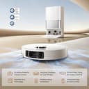 dreame L10s Ultra Gen 3 Robot Vacuum and Mop with 25,000Pa Suction, Extendable Side Brush, 100-Day Auto-Empty, Auto Water Tank Refiling, 10.5mm Mop Lifting, and Voice & App Control - 2