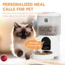 Romiromi 2in1 4.5L Automatic Cat Feeder with Camera and 2.5L Water Fountain,5G WiFi 1K FHD Video with Timer and APP Control,Smart Cat Food Dispenser for Dry Food,10 Meals Day,Pet Feeding Log Record - 7
