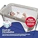 Chicco Next2Me Magic Evo Infant Cosleeping Crib, Compatible with Different Beds, Rocking Mode, Adjustable Height, Sliding Barrier, 4 wheels, Good Air Circulation, Mattress and Bag Included, 0-6 m - 6