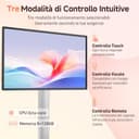JAV Smart Board 55 Pollici Lavagna Interattiva Android 14 Certificazione EDLA Ruotabile Monitor Intelligente Portatile 8+128GB Lavagna Digitale Elettronica per Ufficio Aula Live Streaming - 4