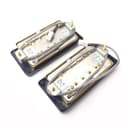 ProBucker Alnico - Juego de 2 pastillas Humbucker para pastillas Gibson Les Paul, pastillas de cuello y puente con terminales de conexión rápida de 2 conductores, arnés de cableado 2V2T, actualización - 4