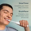 Philips Sonicare 3100 Series Electric Toothbrush - Sonic Toothbrush with Pressure Sensor, 3 Intensity Levels, EasyStart Feature, SmarTimer, 14-Day Runtime, Travel Case, White, HX4033/21, [New] - 7
