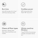 Dyson V11 Advanced cordless stick vacuum cleaner, 200 AW, 60min, Hair de-tangling (Nickel/Purple) - 6