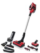 Bosch BBS81PETGB Unlimited 8 Cordless Stick Vacuum Cleaner with Extra Floor Nozzle for Pet Hair and Carpets, 1 x Interchangeable 18V Battery, 40 Minutes Run Time, Tornado Red - 1