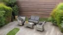 Garden Store Direct St Tropez Aluminium Rattan Garden Furniture Dining/Lounge Sets Perfect for Conservatories, Patios and all Gardens (4 Seat Lounge Set) - 3