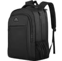MATEIN Mochila Portatil Hombre Impermeable, Mochila Ordenador Portatil 15.6 Pulgadas con Puerto USB, Mochilas Portátil Antirrobo Laptop Backpack del Negocio Trabajo Diario Viaje Escolares - Negro - 1