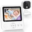 OBVHNUA Baby Monitor Video e Audio 2,8" 720P LCD IPS 2000mAh USB-C Baby Phone con Zoom Digitale VOX Visione Notturna Comunicazione Bidirezionale Sensore Ninna Nanna - 1