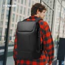 FANDARE Mochila para laptop de negocios, antirrobo, mochila grande de viaje con puerto de carga USB, impermeable, para la universidad, escuela, bolsa de libros, para mujeres y hombres, se adapta a - 2
