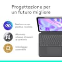 Logitech Combo Touch per iPad Pro da 13 pollici (M4)(2024) Custodia con tastiera - Tastiera staccabile retroilluminata con supporto, digitazione comoda, modalità multiuso, Layout ITA QWERTY - Grafite - 9