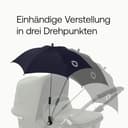 Bugaboo Sonnenschirm+, kompatibel mit allen Bugaboo Modellen, mit UPF 50+ Schutz gegen UV-Strahlen, große Schattenfläche, Verbindung mit einem Klick & leicht verstellbarer Mechanismus, Deep Indigo - 4