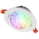 lighteu®, Milight Miboxer IP54 Waterproof moistureproof RGBCCT 9WATTS LED Ceiling Spotlight, Smart RF Enabled Touch Remote WiFi Control led Downlight 9w, FUT062 - 1