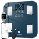 arboleaf USB Rechargeable Smart Body Fat Scale, High Precision Weighing Scale with Dual-Row LED Display, Digital Bathroom Scale with 14 Body Composition Metrics for BMI Muscle Mass, 400lb/180kg - 1