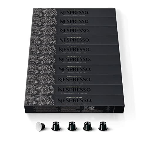 CAPSULE NESPRESSO ORIGINALI - Ispirazione Ristretto, 100 Capsule Nespresso, Intensità 10 su 13, Linea Original, Capsule Riciclabili Nespresso
