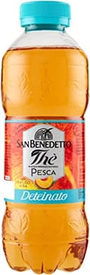 24x San benedetto the deteinato pesca PET 500ml der entkoffeinierte Pfirsich alkoholfreies Getränk erfrischendes Getränk - 1