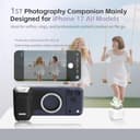 COMITOK MOCA iPhone 17 Pro Camera Grip No Need App for iOS26, Compatible iOS17 and iOS18, Fun Shot Magnetic Grip for Phone Native Camera with Anti-Drop Detachable Remote and Convenient Keychain Hook - 2