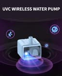 PETKIT Wireless Cat Water Fountain, EVERSWEET MAX with UVC Pump, 3L, Cordless 5000mAh Battery Operated Cat Fountain, App Control/Monitor, Ultra Quiet, Rechargeable Pet Water Fountain for Cats Dogs - 2