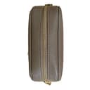 ALEXANDER MILANO Bolso de Mujer Piel auténtica. Bolso de Piel Liso y Lacado. 2 Cremalleras con Correa Larga Cuero Ajustable. Made IN Italy. Vera Pelle Italiana. 20x15x8 cm. (Taupe) - 3