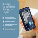 Nanit Sound and Light Smart Baby Night Light and Sound Machine | Audio Monitor | Cry Detection Alert Feature | OK to Wake Alarm Clock for Kids | Temp & Humidity Tracking | Rechargeable Battery | WiFi - 7