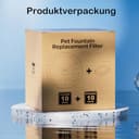 10er-Set Filter + 10 Schwamm-Nachfüllkartuschen für Eversweet 2S/3/3 Pro/Solo/Solo 2/Solo SE Katzenbrunnen mit verbessertem 3.0-Vierfach-Filtersystem - 7