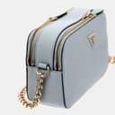 GUESS cross body bag Noelle II Crossbody Camera Bag Grey Blue blue-grey - 4