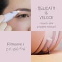 Panasonic ES-EYL9-P503 Cordless Wet & Dry Epilator and Eyebrow/Facial Epilator for Women, Short Hair Removal, 3 Speeds, Foot Care Accessories and Bikini Trimmer, White/Light Purple - 6