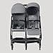 Inglesina Twin Sketch Passeggino Gemellare, Grigio, Ultraleggero, Compatto, per Gemelli o Fratelli e Sorelle, Adatto fino a 15 kg per bambino - 5