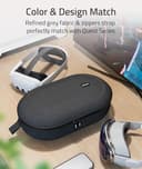 Syntech Tragetasche Kompatibel mit Meta Quest 3S/Quest 3/Oculus Quest2/VP/Pico4, Zubehör VR Gaming Headset mit Elite Strap, Touch Controllern, Premium Material ＆ Ultra-Sleek Design (Schwarz) - 7