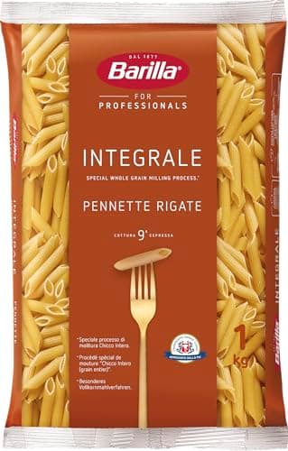 Barilla Pasta, Pennette Rigate Integrale, confezione da 9 (9 x 1 kg)