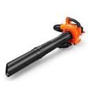 Aspirador de Hojas de Gasolina FUXTEC FX-LBS126 4 en 1 - Soplador y triturador de 2 Tiempos con 2 Tubos de soplado y Bolsa de Recogida de 45 l - Velocidad de soplado 71 m/s - 6