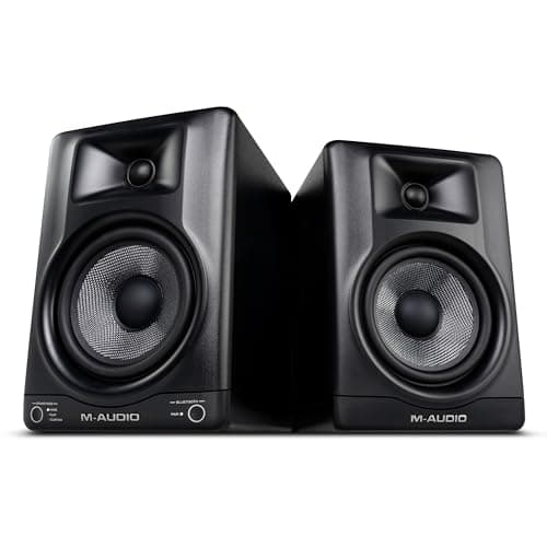 M-AUDIO BX5BT Casse Attive Monitor da Studio e PC da 5" con DSP e Bluetooth con App per Produzione Musicale, Editing Video, Creazione di Contenuti e Podcasting