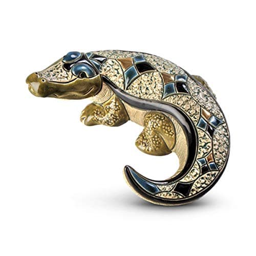 De Rosa Rinconada Coccodrillo del Nilo Scultura in Ceramica