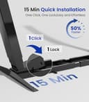 MAIDeSITe T2 Pro Max Scrivania Elettrico Regolabile in Altezza, Regolabile a 135 cm, Capacità di Carico 160kg, con Sistema di Controllo Piano-Master e Funzione di Protezione Anti-collisione - 8