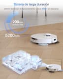 ECOVACS DEEBOT T30C Pro Omni Gen 2 Robot Aspirador con Fregado Automático,15400Pa Succión,Auto-Vaciado,Secado Térmico,200min Autonomía,Ideal para Pelo de Mascotas & Alfombras - 8