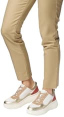 Geox Donna D Nebula 2.0 X BSneaker, Bianco Lt Gold, 40 EU - 2