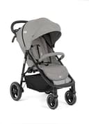 Sillas de paseo marca Joie. Modelo Buggy & Sportwagen Litetrax Pro bis 22 kg belastbar mit Schieber-Ablagefach & Regenschutz - Pebble - 1