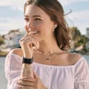 Dirrelo Compatible with Apple Watch Strap 44mm 45mm 46mm 42mm 49mm Women Men, Soft Silicone Sport Band Replacement for iWatch Apple Watch SE 3 2 Series 11 10 9 8 7 6 5 4 3 2 1 Ultra 3 2 Straps, Black - 9