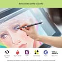 Wacom Cintiq 22, Display full HD da 1.920 x 1.080 Interattivo con Penna di Precisione Wacom Pro Pen 2, comp, Supporto Regolabile per Illustrare e Disegnare, Colori Vivi e Android 6.0 Marshmallow - 4